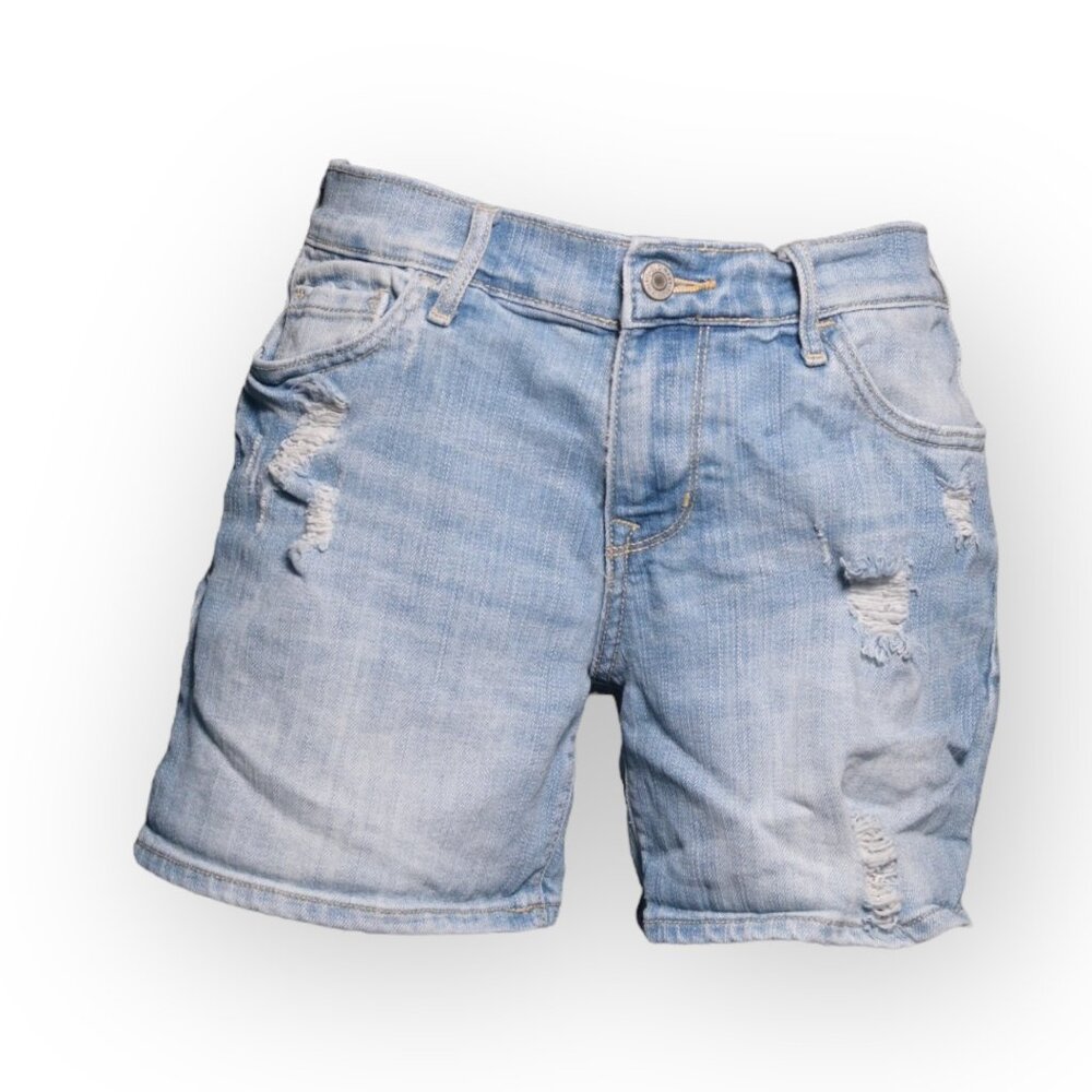 Mid-Rise Boyfriend Jean Shorts